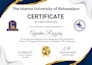 design professional certificates of achievement, appreciation, or participation
